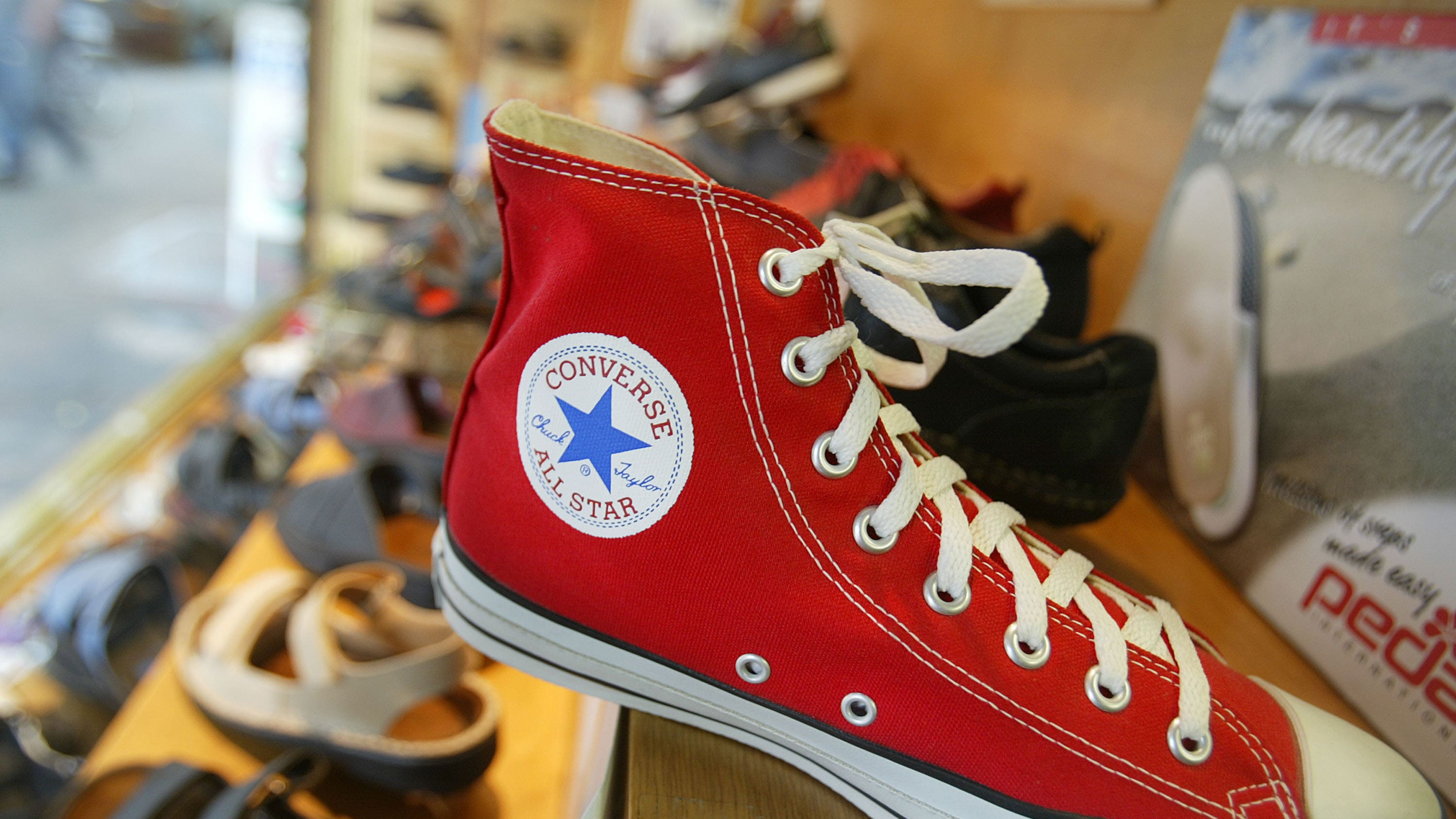 Converse with holes on sale