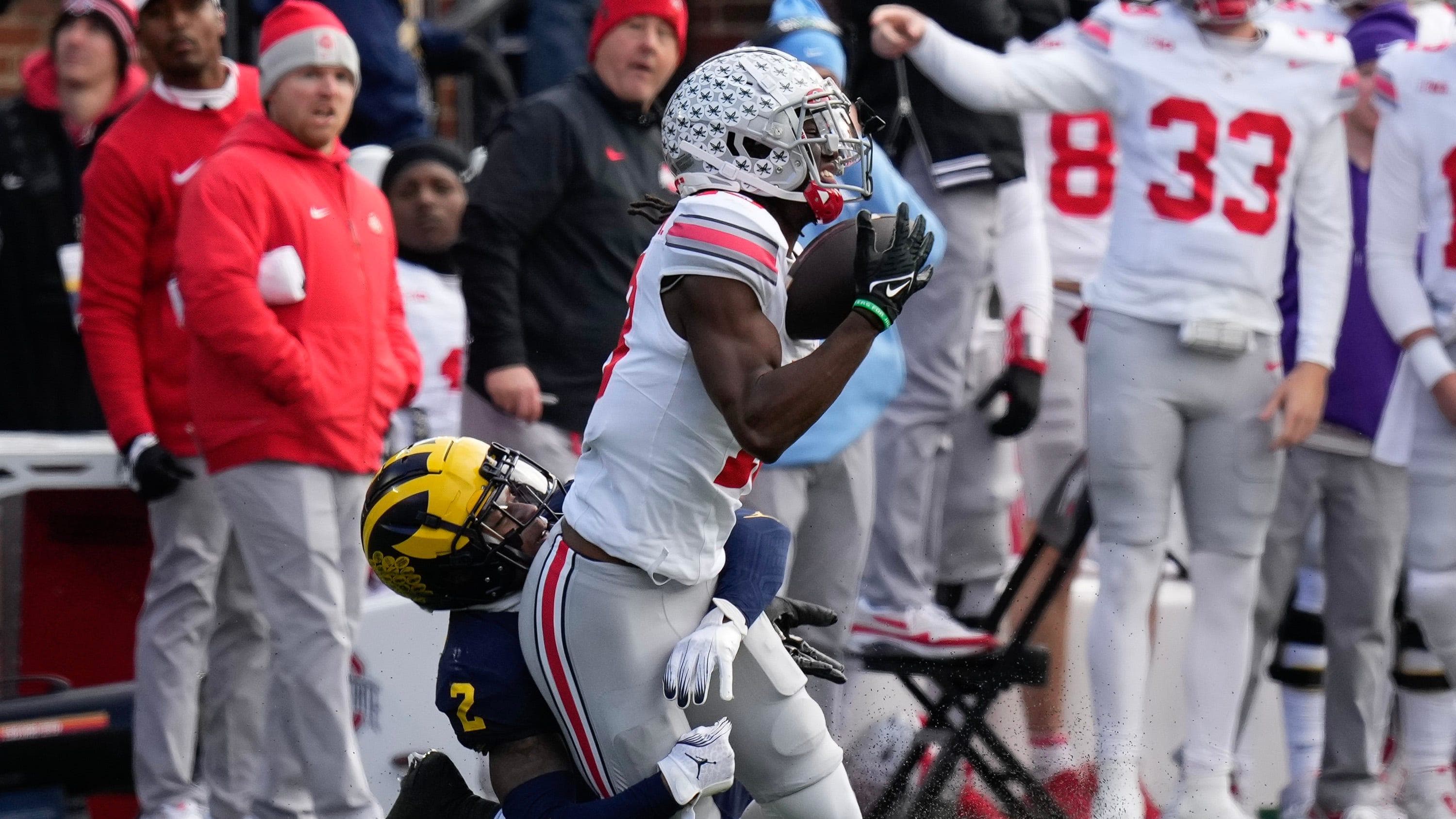 Former Ohio State receiver Marvin Harrison Jr.