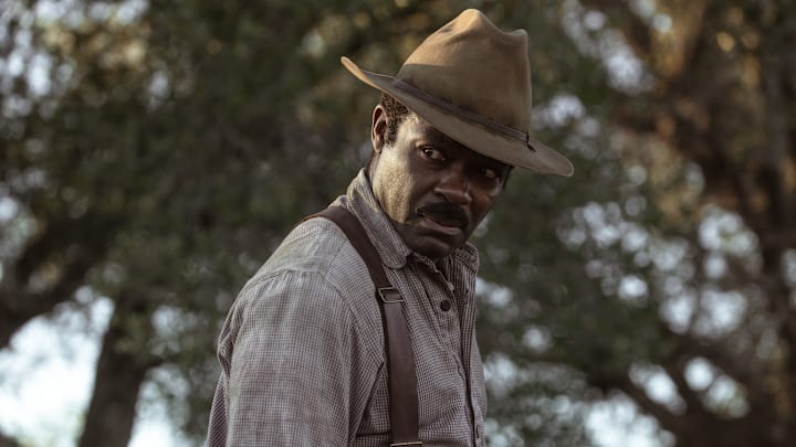 David Oyelowo as Bass Reeves in Lawmen: Bass Reeves, episode 2, season 1, streaming on Paramount+, 2023. Photo Credit: Emerson Miller/Paramount+