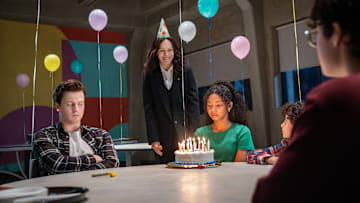Fionn Laird as Nicky Wilholm; Mary-Louise Parker as Ms. Sigsby; Simone Miller as Kalisha; Viggo Hanvelt as Avery; Arlen So as George in The Institute