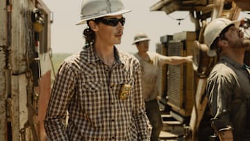 Jacob Lofland as Cooper Norris in Landman episode 2, season 2, streaming on Paramount+. Photo Credit: Emerson Miller/Paramount+