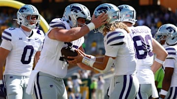 Kansas State Wildcats quarterback Avery Johnson