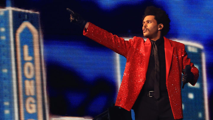 The Weeknd protagonizó el show del medio tiempo del Super Bowl LV