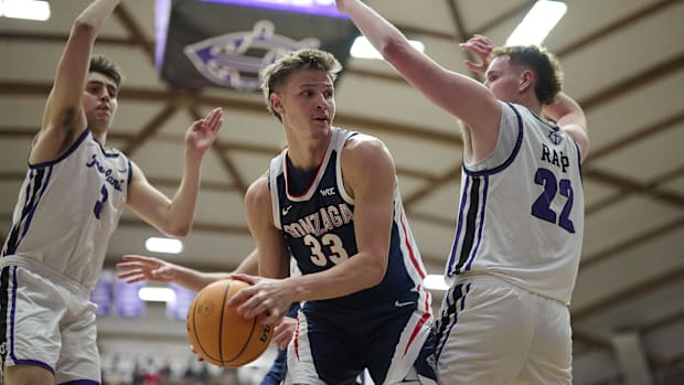 Gonzaga Bulldogs senior forward Ben Gregg. 