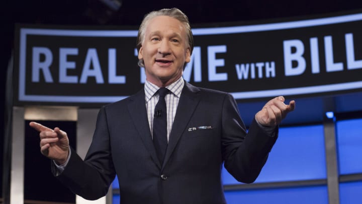 Bill Maher on his HBO talk show 'Real Time with Bill Maher.'