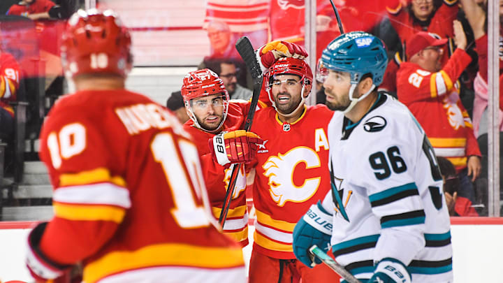 San Jose Sharks v Calgary Flames