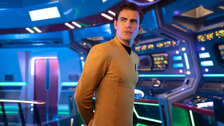 Paul Wesley as Kirk in Star Trek: Strange New Worlds, streaming on Paramount+, 2023. Photo Cr: Kharen Hill/Paramount+