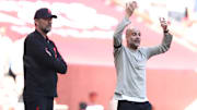 Klopp and Guardiola will go head to head again this Sunday