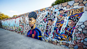 A mural for Lamine Yamal with his new shirt number was unveiled in his home town of Rocafonda, Catalonia.