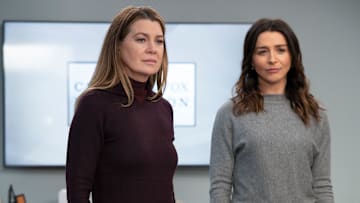 GREY'S ANATOMY - ELLEN POMPEO, CATERINA SCORSONE