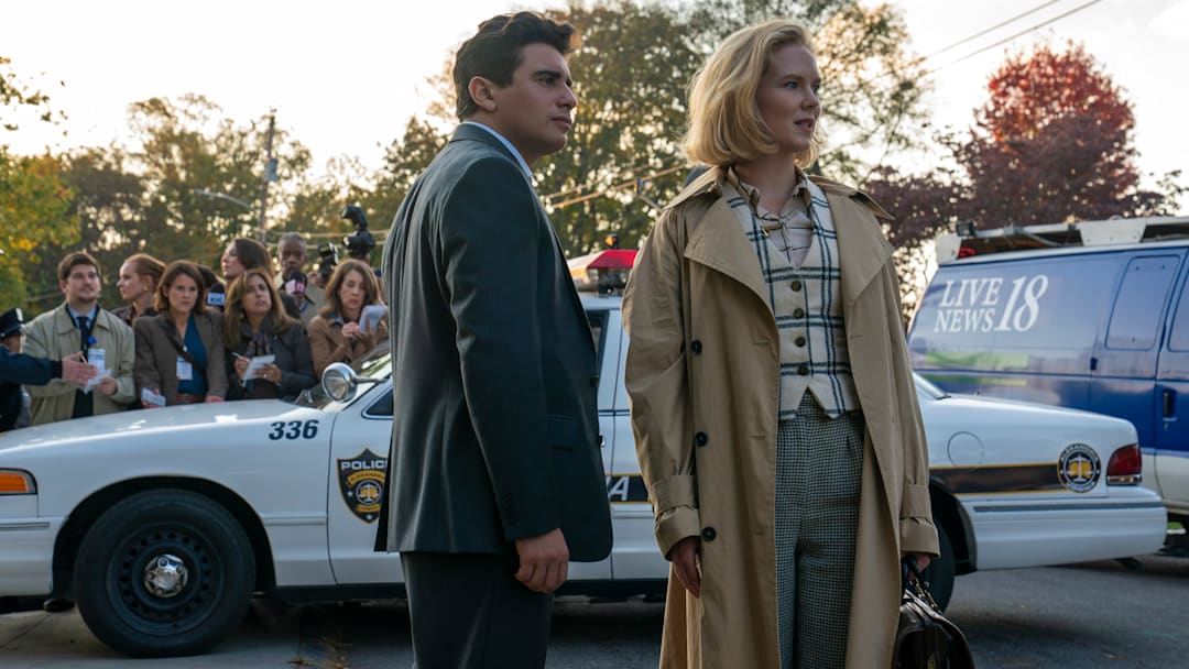 Young Pete Marino (Jake Cannavale), Young Kay Scarpetta (Rosy McEwen) in Scarpetta