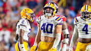 LSU linebacker Whit Weeks (40)
