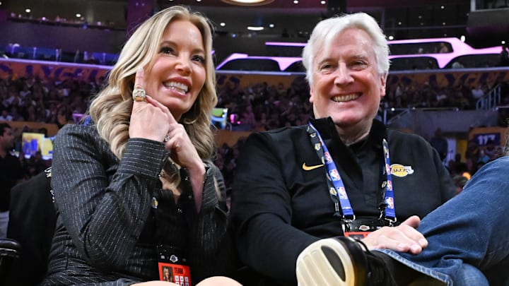 Celebrities At The Los Angeles Lakers Game