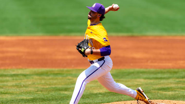 Casan Evans 20, LSU Tigers take on the Tennessee Vols. Sunday, April 27, 2025.