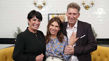 THE GOLDEN WEDDING - After lifetimes of love and loss and a whirlwind journey on “The Golden Bachelor,” Gerry Turner and Theresa Nist will walk down the aisle to begin their next chapter, happily ever after. Hosted by Jesse Palmer, “The Golden Wedding” airs LIVE on ABC. THURSDAY, JAN. 4, 2024 (8:00-10:00 p.m. EST). (Disney/Eric McCandless)
SUSAN NOLES, THERESA NIST, GERRY TURNER
