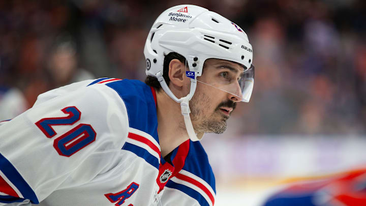 Christ Kreider, New York Rangers v Edmonton Oilers