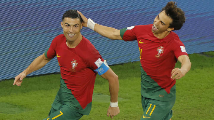 Cristiano Ronaldo e João Félix balançaram as redes contra Gana