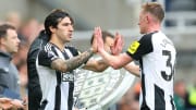 Sandro Tonali rentre à la place de Sean Longstaff dans le match Newcastle vs Tottenham