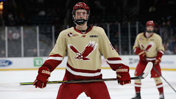 Boston College forward James Hagens could be a great fit for the Chicago Blackhawks in the 2025 NHL Draft.
