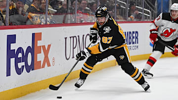 Sidney Crosby, New Jersey Devils v Pittsburgh Penguins