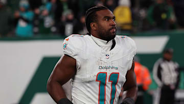 Miami Dolphins linebacker Tyrel Dodson (11)