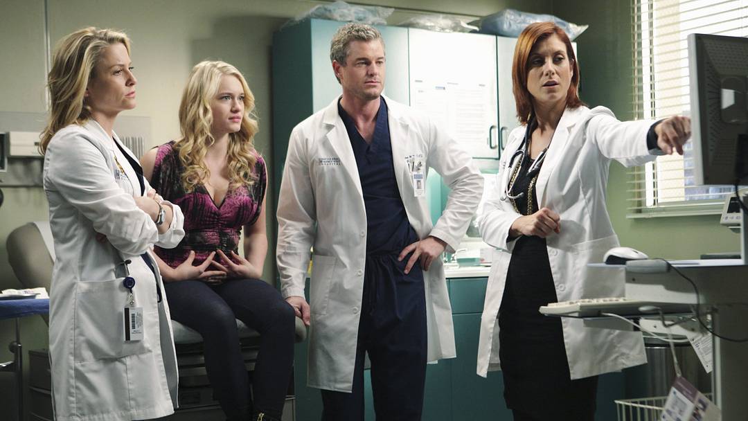 JESSICA CAPSHAW, LEVEN RAMBIN, ERIC DANE, KATE WALSH in Grey's Anatomy JESSICA CAPSHAW, LEVEN RAMBIN, ERIC DANE, KATE WALSH in Grey's Anatomy