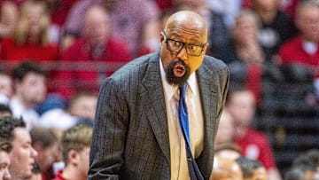 Indiana coach Mike Woodson against Purdue at Simon Skjodt Assembly Hall.