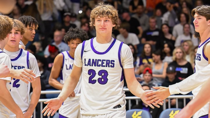 Carlsbad guard Jake Hall has scored more than 2,100 points in his first three varsity seasons for the Lancers | Photo: Justin Fine