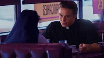 “GROTESQUERIE” -- Pictured: Nicholas Alexander Chavez as Father Charlie Mayhew.