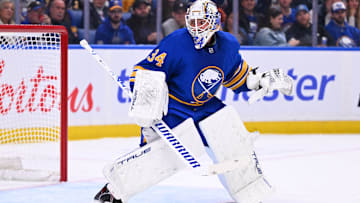 Buffalo Sabres goaltender Alex Lyon