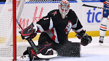 Buffalo Sabres goalie Ukko-Pekka Luukkonen