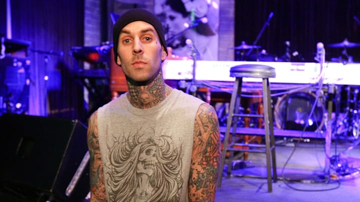 Travis Barker's "Give The Drummer Some" Press Day
