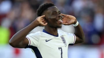 Bukayo Saka a marqué le but de l'égalisation pour les Three Lions contre la Suisse en quart.