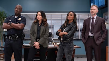 THE ROOKIE - ÒThe MickeyÓ - On CelinaÕs last day as a rookie, John gives her one final test. Meanwhile, Bailey makes a new friend, and Lucy places her faith in Seth for an undercover assignment. TUESDAY, FEB. 18 (9:00-10:00 p.m. EST) on ABC. (Disney/Mike Taing) 
RICHARD T. JONES, ALYSSA DIAZ, MEKIA COX, SHAWN ASHMORE