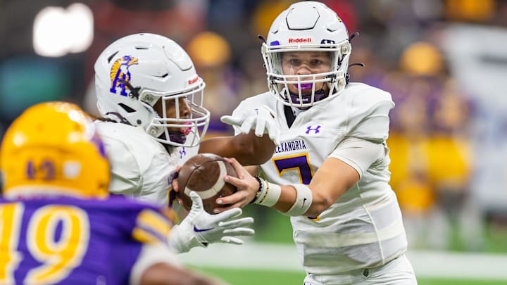 Alexandria takes on Edna Karr in the LHSAA Div I State Football Championship game in the Caesars Superdome in New Orleans, LA. Saturday, Dec. 14, 2024.