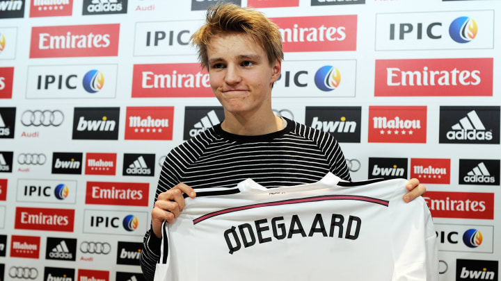 Martin Odegaard was signed by Real Madrid when he turned 16