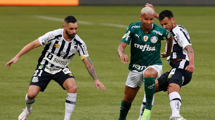 Próximos da força máxima, Peixe e Alviverde defendem boa sequência no Brasileirão Próximos da força máxima, Peixe e Alviverde defendem boa sequência no Brasileirão