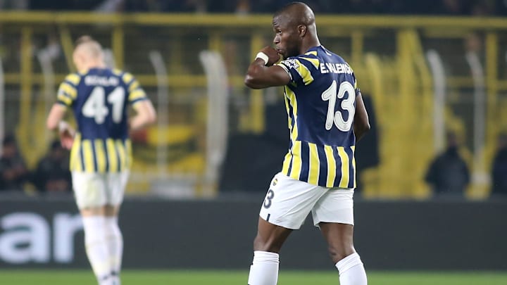 Enner Valencia'nın gol sevinci