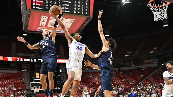 2025 NBA Summer League - Minnesota Timberwolves v Detroit Pistons