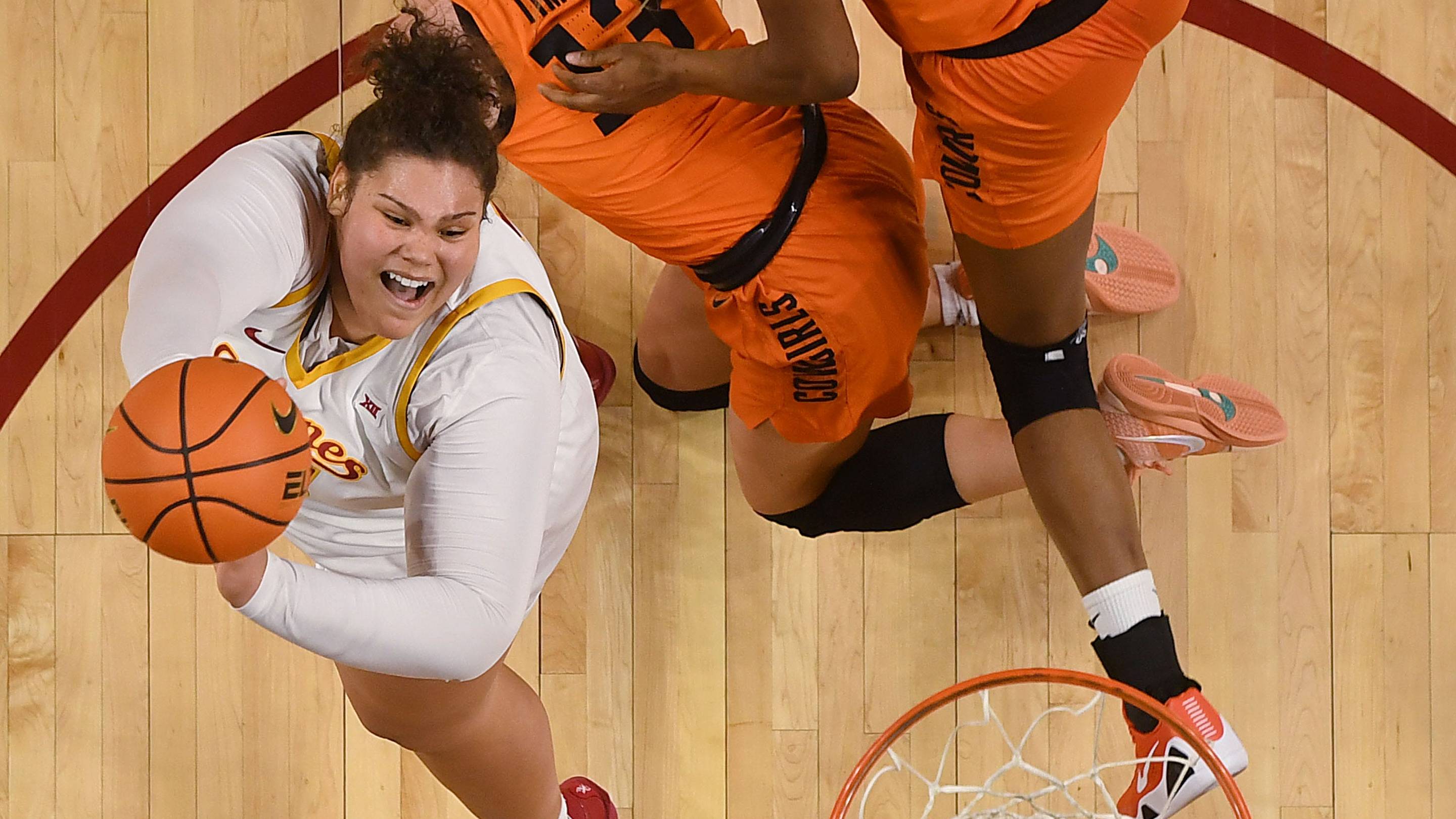 Iowa State Cyclones' center Audi Crooks. | USA TODAY Network via Reuters Connect