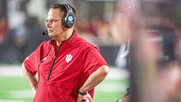 Head Coach Curt Cignetti during the Indiana versus Illinois football game at Memorial Stadium on Saturday, Sept. 20, 2025