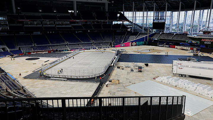 2026 Discover NHL Winter Classic - Rink Build Out