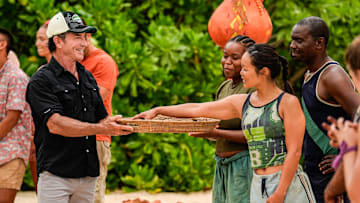“The House Party’s Over” – An unexpected twist for the castaways sends the trajectory of their games into an all-new direction. An undercover alliance in the losing tribe leads to a shocking tribal council on SURVIVOR, Wednesday, March 19 (8:00-9:30 PM, ET/PT) on the CBS Television Network, and available to stream on Paramount+ (live and on demand for Paramount+ with SHOWTIME subscribers, or on demand for Paramount+ Essential subscribers the day after the episode airs)*. Jeff Probst serves as