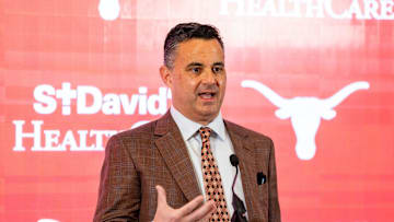 The University of Texas announces Sean Miller as their new men's basketball coach Tuesday, March 25, 2025.