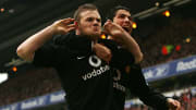 Wayne Rooney et Cristiano Ronaldo sous les couleurs de Manchester United.