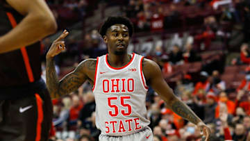 Ohio State Buckeyes guard Jamari Wheeler (55) hopes to help his team beat in-state rival Xavier.
