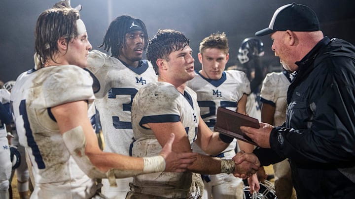 Mount Airy Granite Bears are a winning machine, have won 40 consecutive games after last week's 42-7 victory over Alleghany. Mount Airy Granite Bears are a winning machine, have won 40 consecutive games after last week's 42-7 victory over Alleghany.