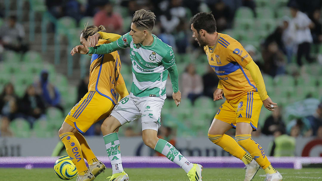 Santos Laguna v Tigres UANL - Torneo Clausura 2024 Liga MX