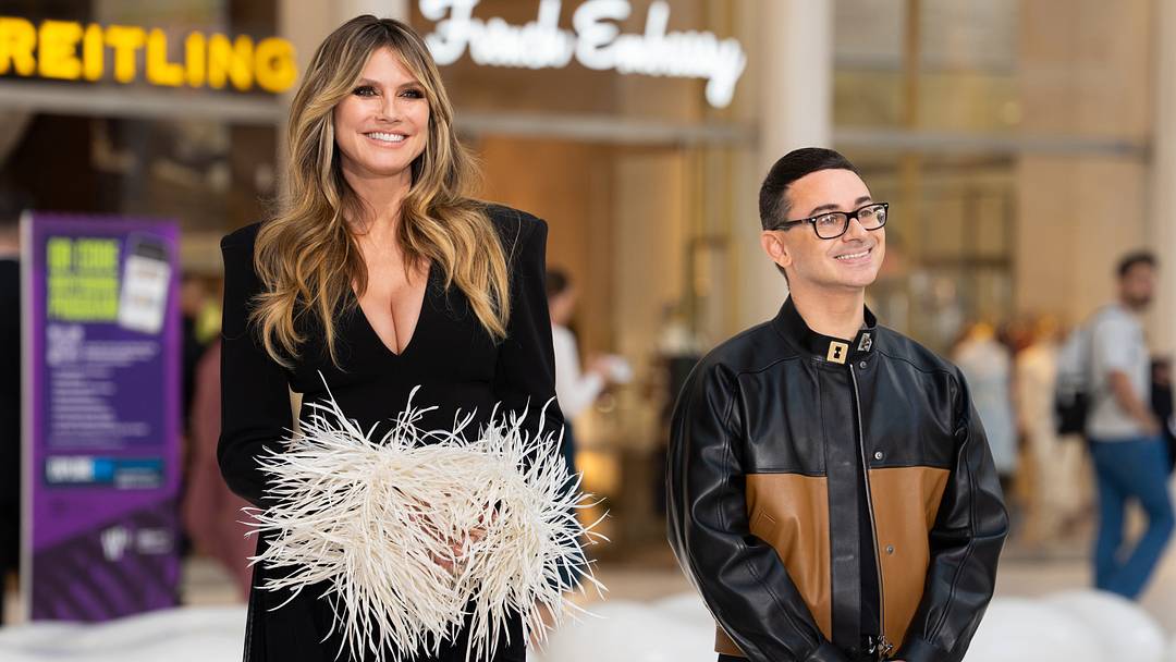 Heidi Klum and Christian Siriano