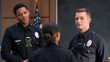 THE ROOKIE - ÒThe ShotÓ - Now recovering from a gunshot wound and feeling the effects of his age, John and the team welcome two new rookies and continue the hunt for two dangerous inmates with very personal vendettas following their prison escape. TUESDAY, JAN. 7 (10:00-11:00 p.m. EST) on ABC. 
DERIC AUGUSTINE, PATRICK KELEHER
